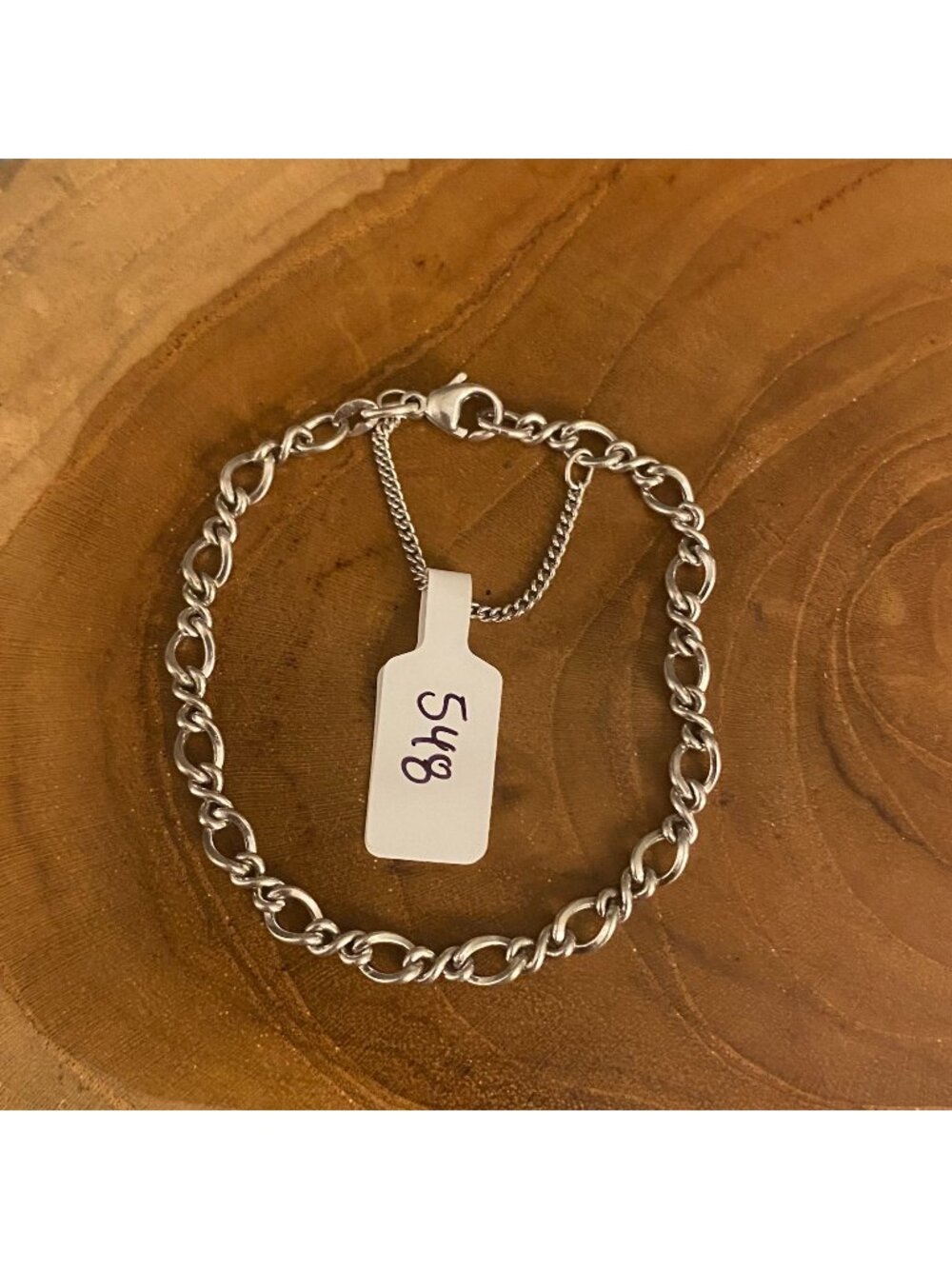James Avery Medium Twist Charm Bracelet, Size S, Sterling Silver